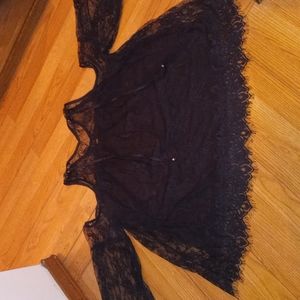 Womens.Size 1XL Rain off shoulder shoulder blouse.100%nylon100% polyester